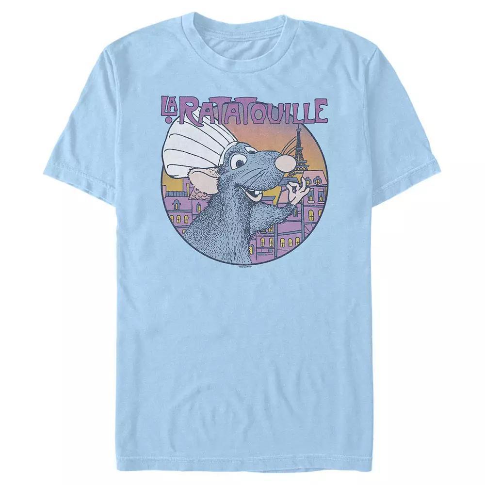 Disney / Pixar's Ratatouille Chef Remi Portrait Men's Graphic Tee, Size: Large, Light Blue Product Image