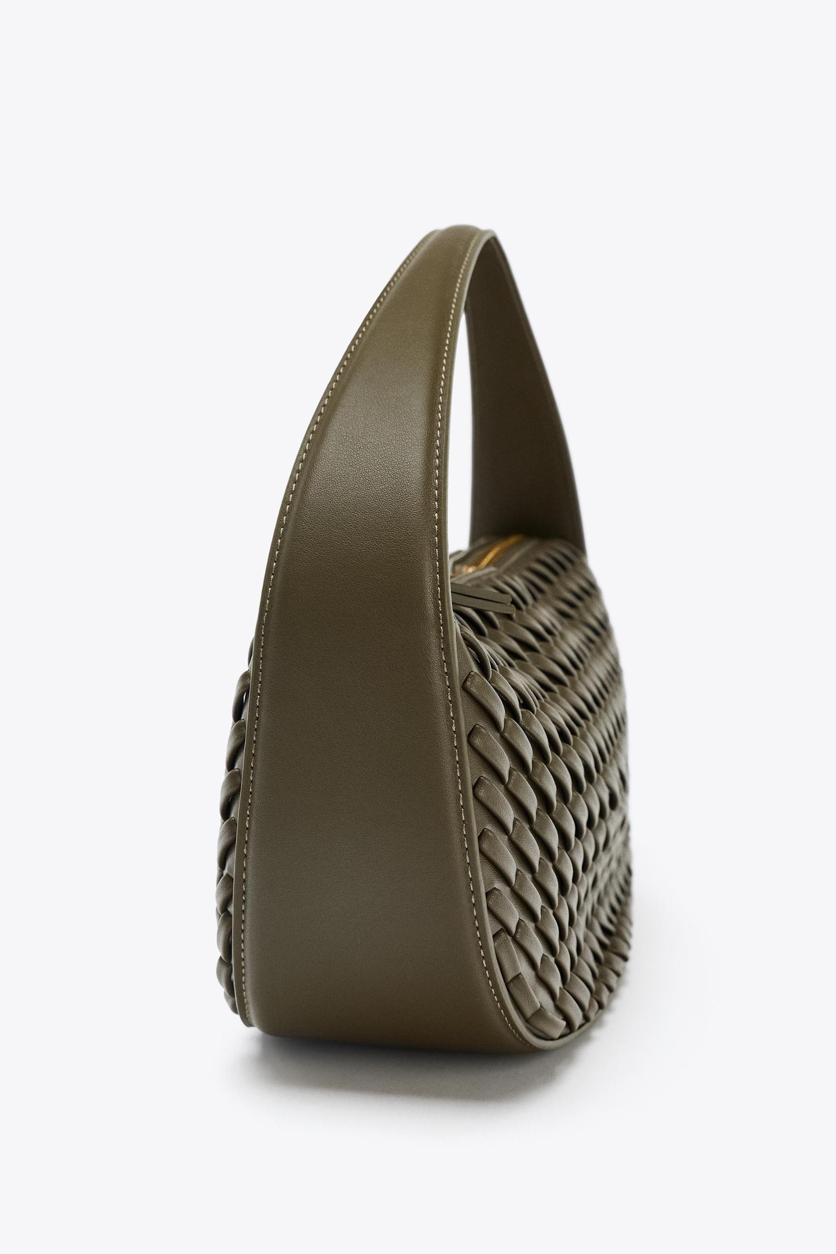 WOVEN EFFECT HANDBAG Product Image