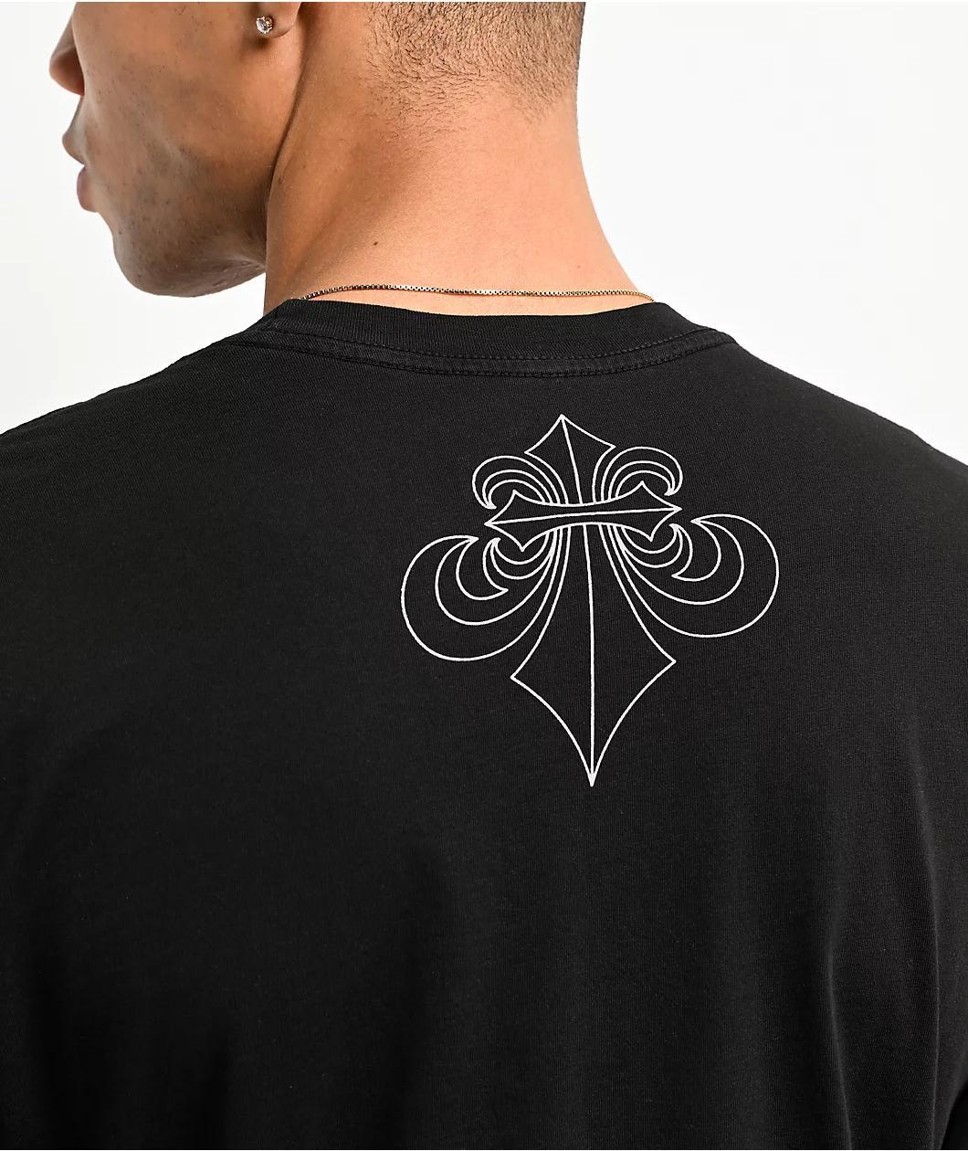 Affliction Angels Black Long Sleeve T-Shirt Product Image