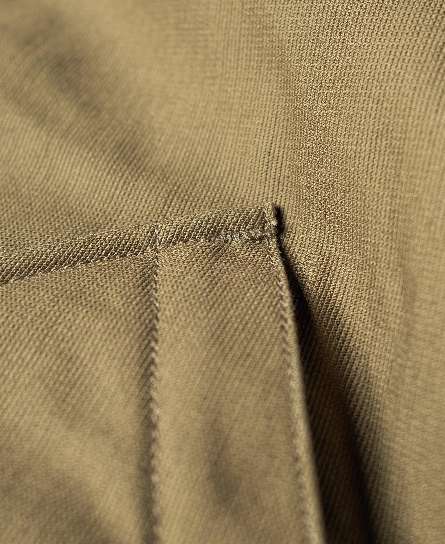 Leopard Print Reversible Deck Jacket - Khaki Product Image