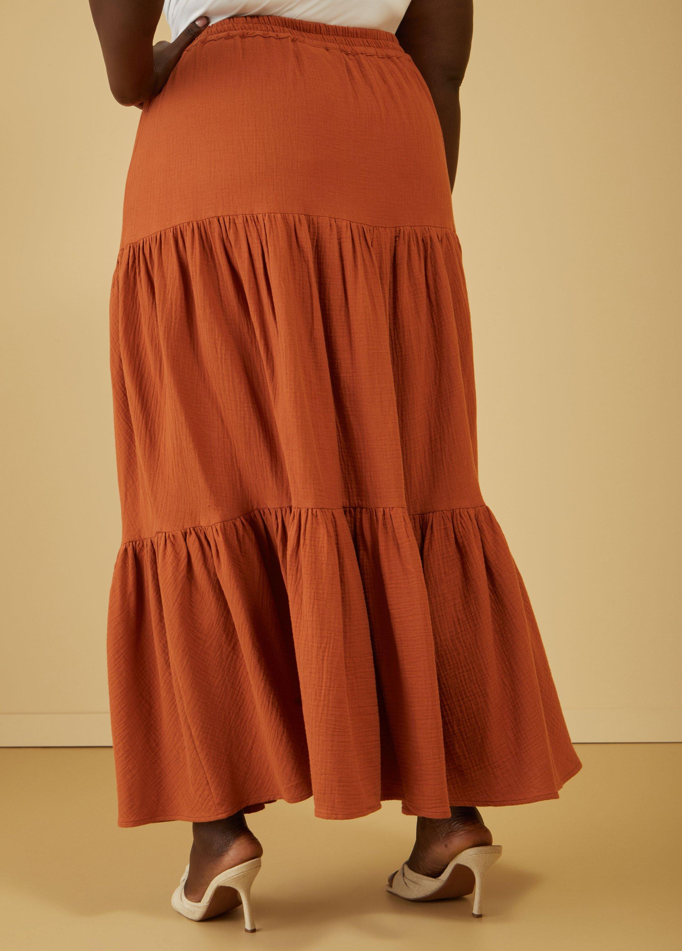 Cotton Gauze Maxi Skirt Product Image