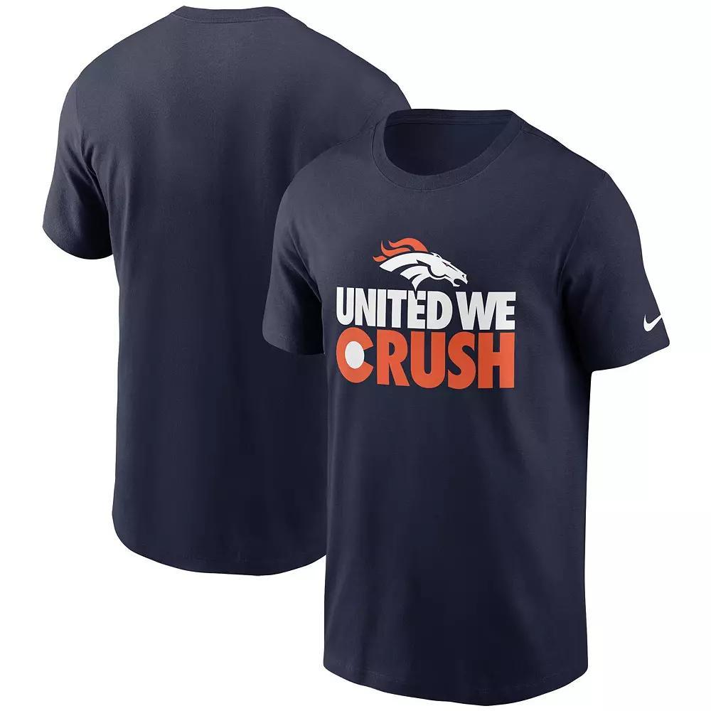 Men's Nike Navy Denver Broncos Hometown Collection Crush T-Shirt, Size: XL, Blue Product Image