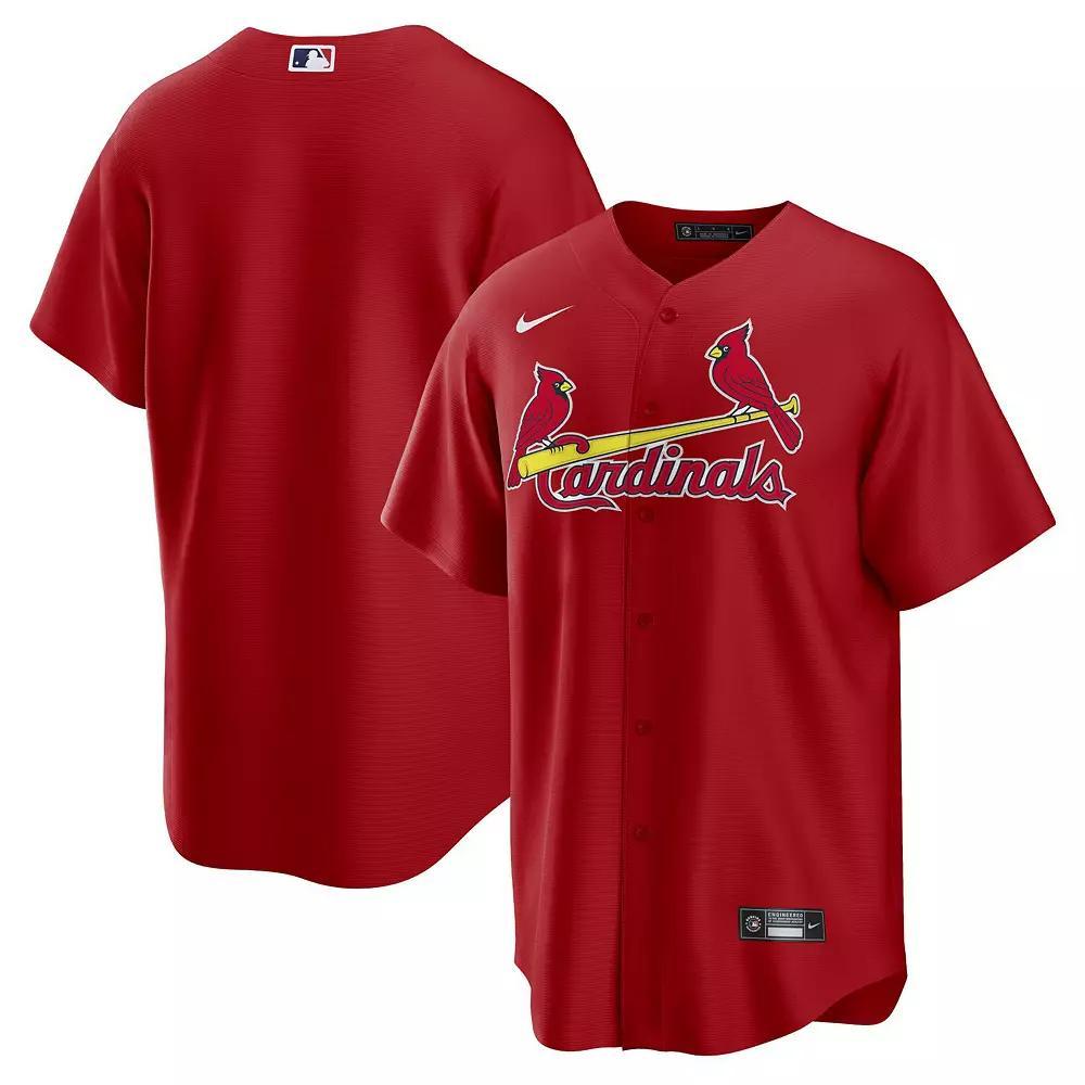 Men's Nike Red St. Louis Cardinals Alternate Replica Team Jersey, Size: Large Product Image