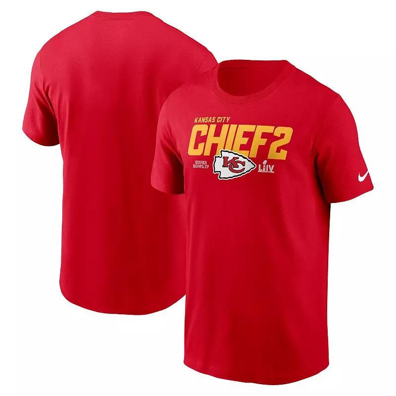 Men's Nike Red Tampa Bay Buccaneers Outline T-Shirt, Size: 2XL Product Image
