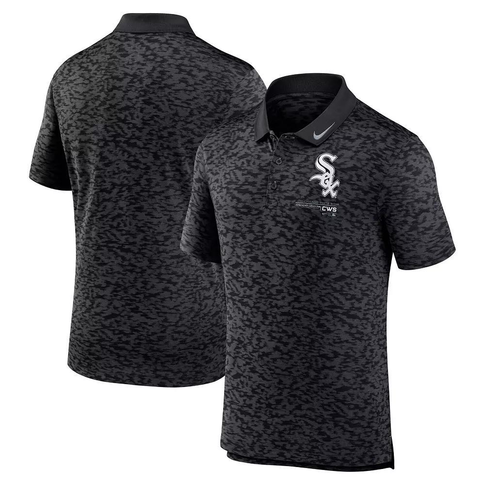 Men's Nike Black Pittsburgh Pirates Next Level Polo, Size: Small Product Image