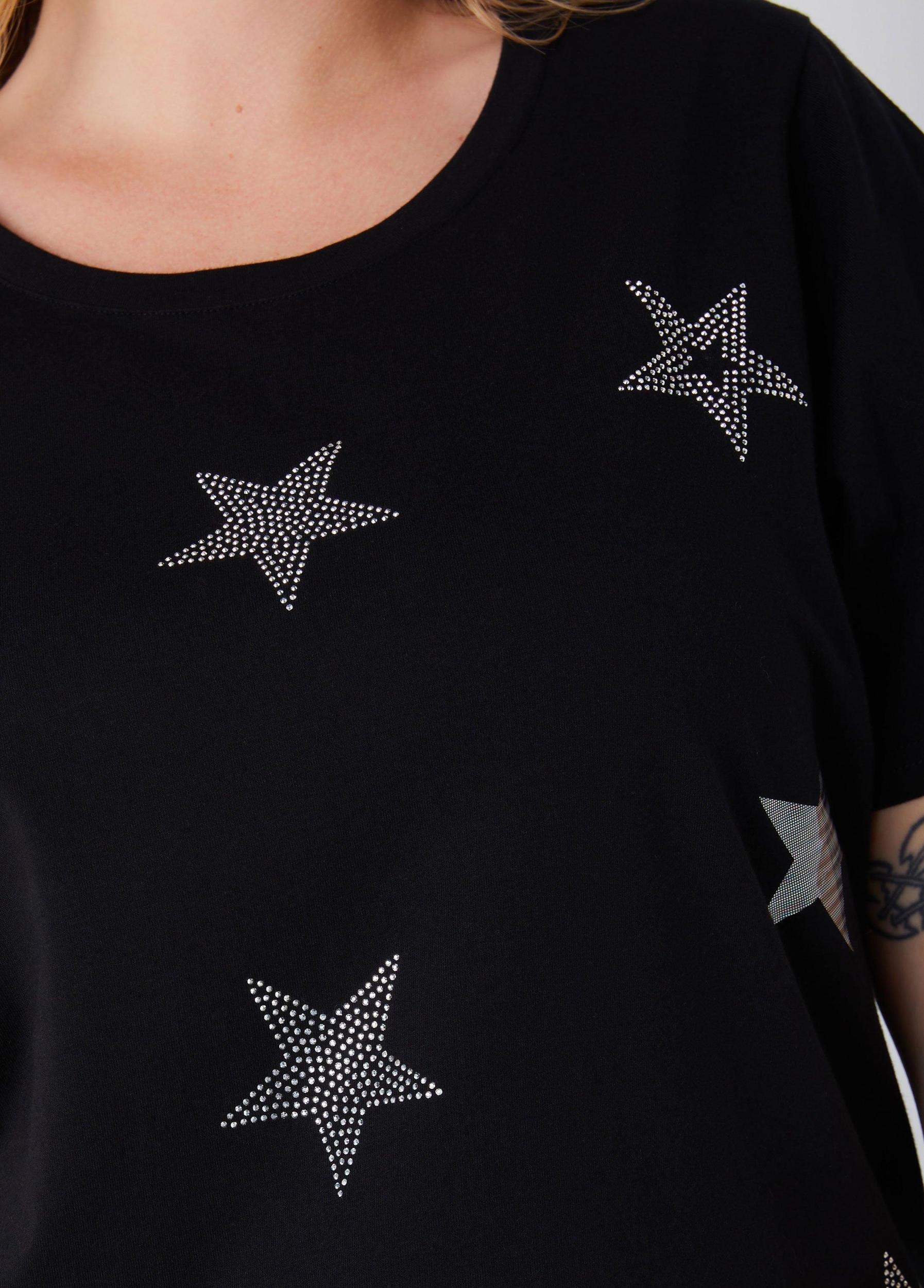 Star Embellished Graphic Tee Product Image