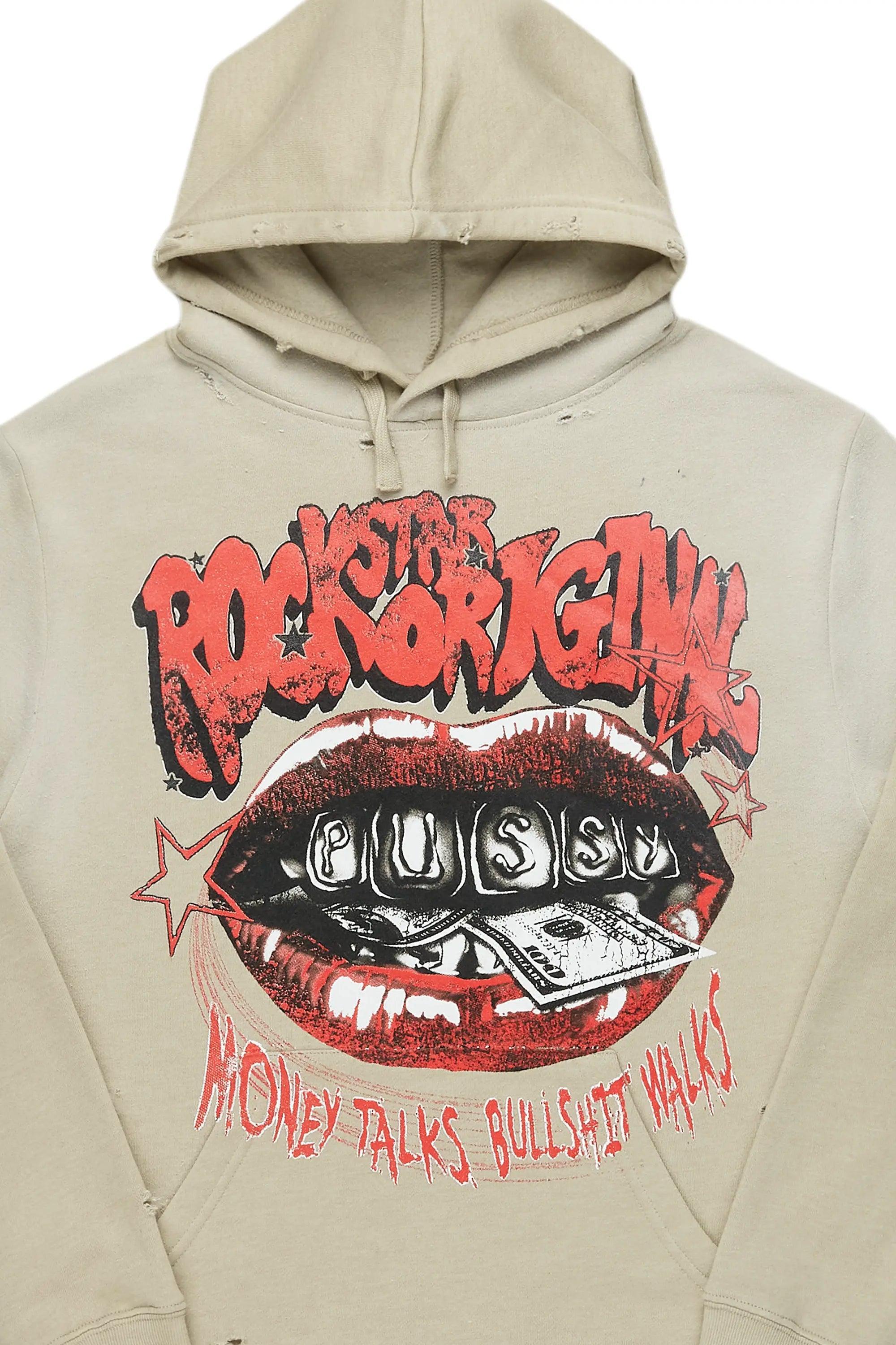 Bloke Sand Graphic Hoodie Male Product Image