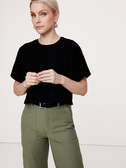 High-Rise Barrel Utility Chino Product Image