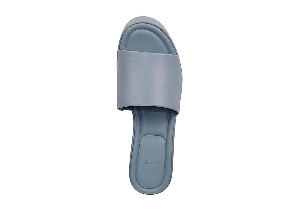 Vince Womens Polina Leather Platform Slide Sandals Product Image