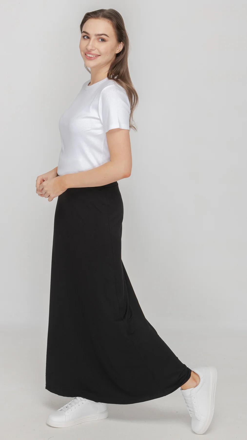 Bamboo Jersey Maxi Skirt Product Image