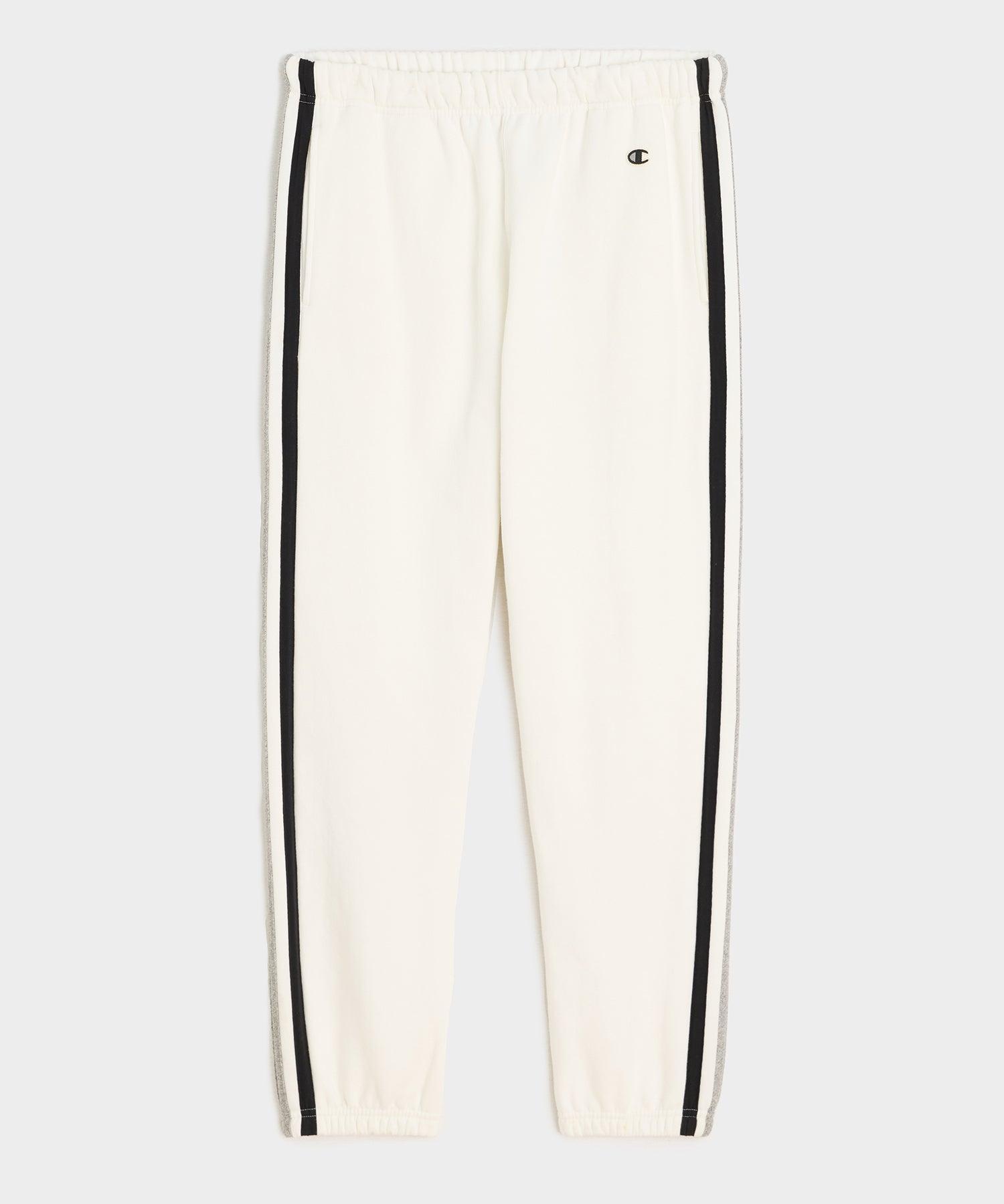 Champion Relaxed Fleece Striped Sweatpant Product Image
