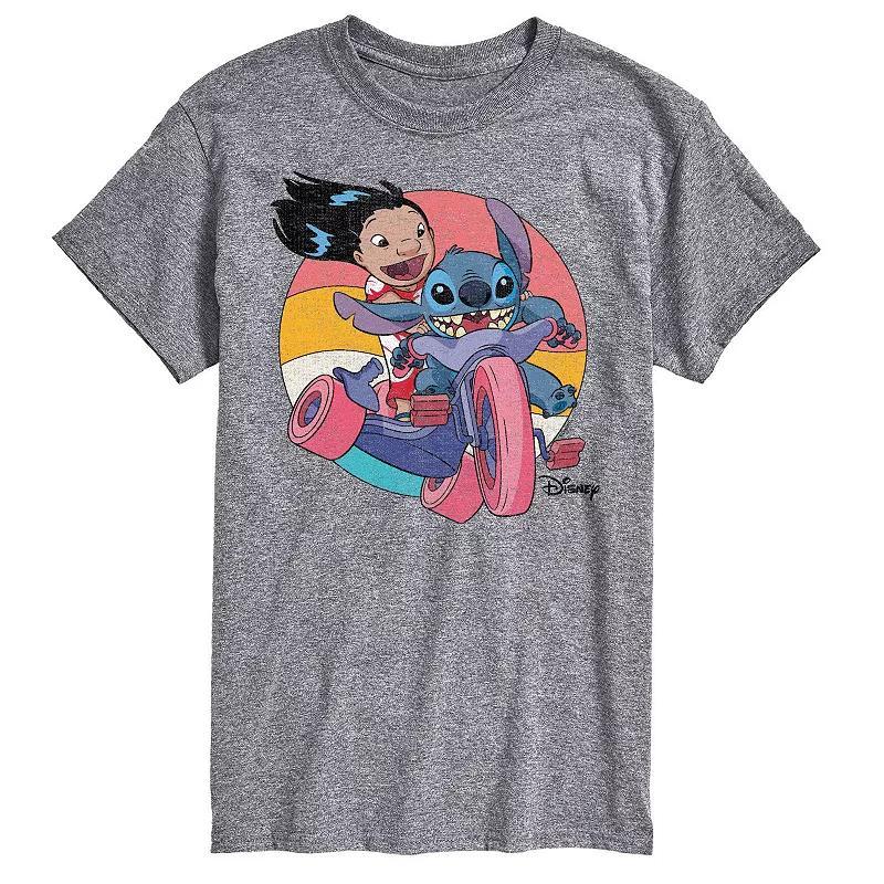 Disneys Lilo & Stitch Big & Tall Wheels Graphic Tee, Mens Product Image