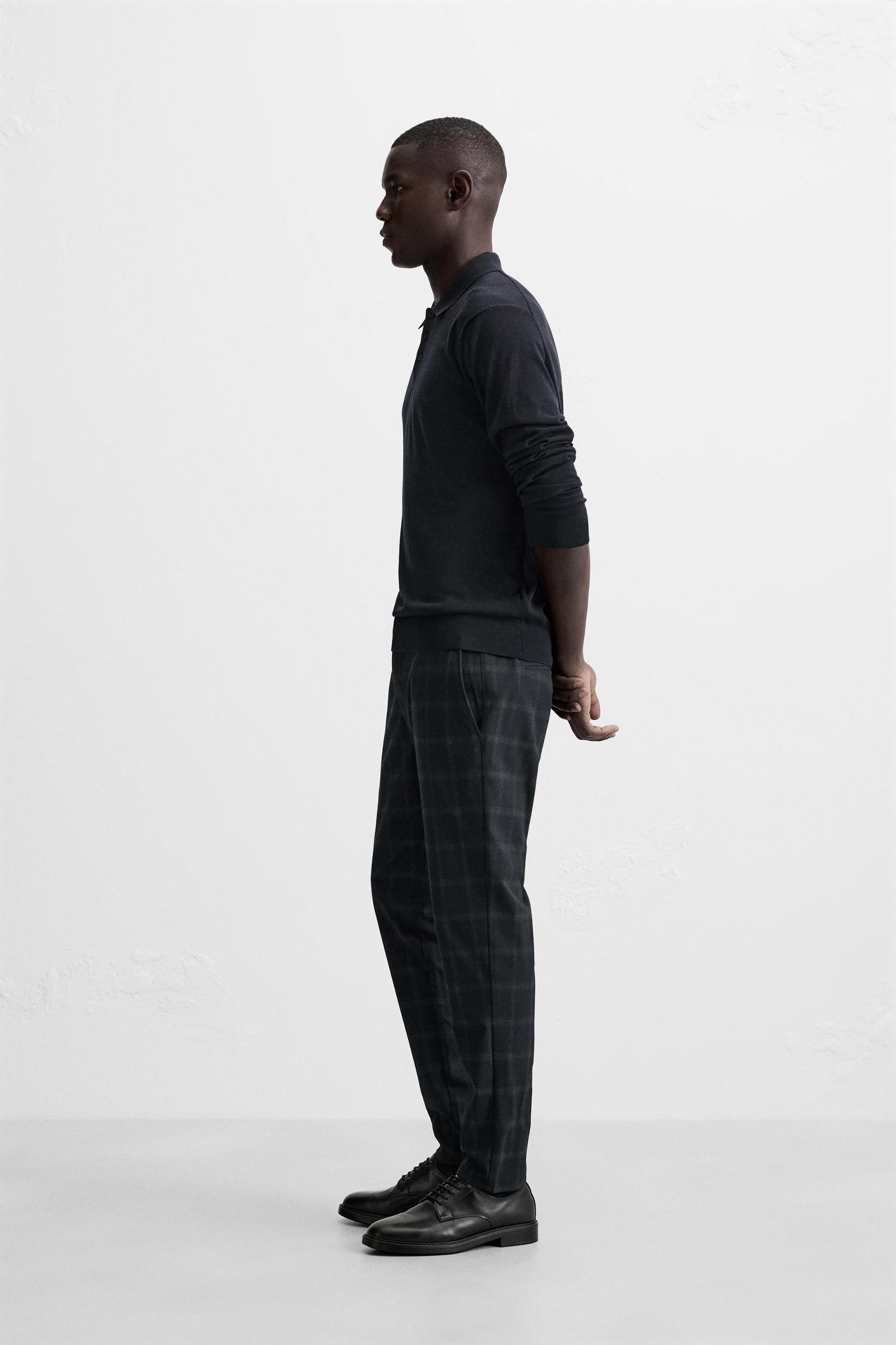 SLIM FIT STRETCH PANTS Product Image