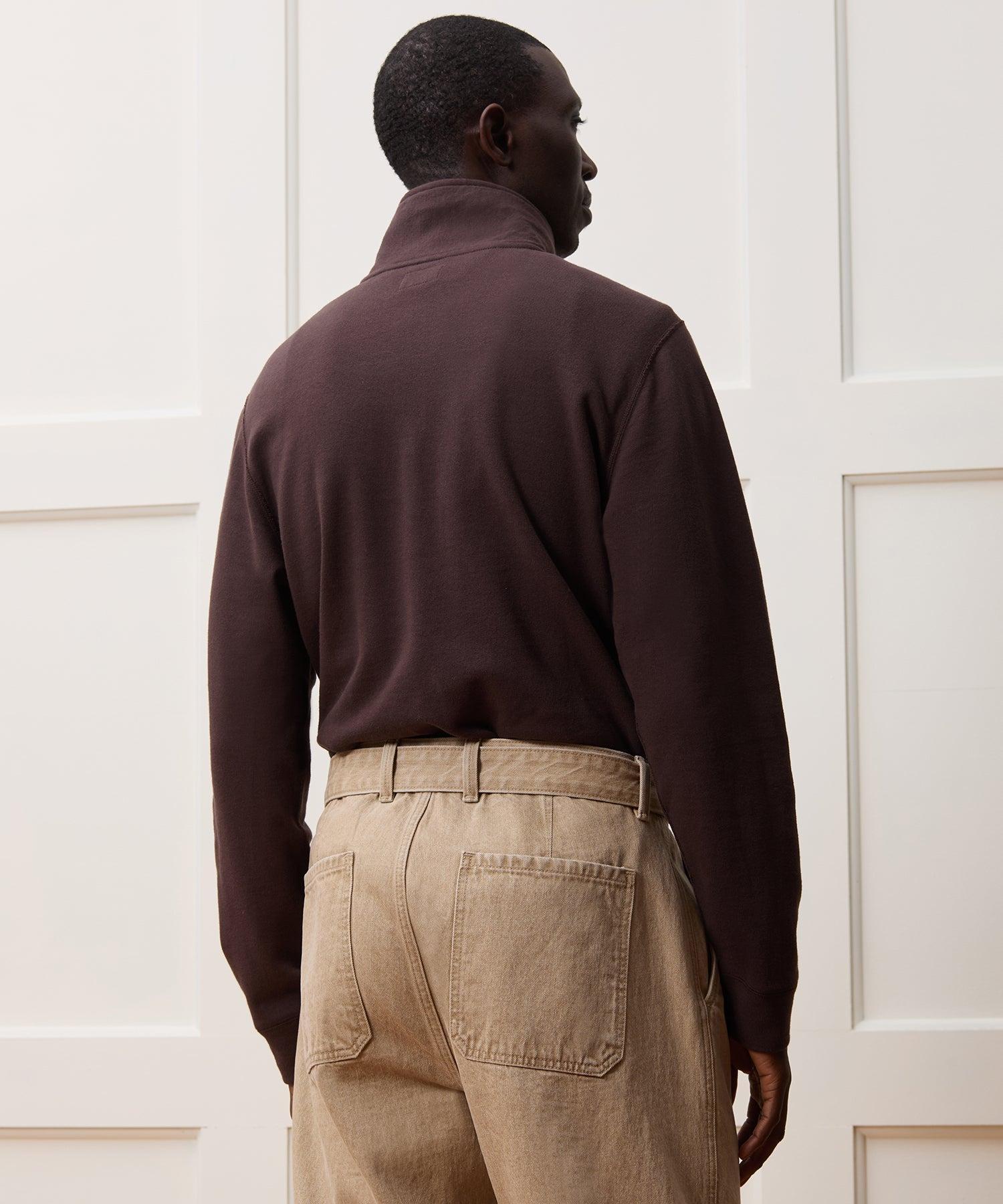 Lightweight Terry Cloth Quarter-Zip Product Image