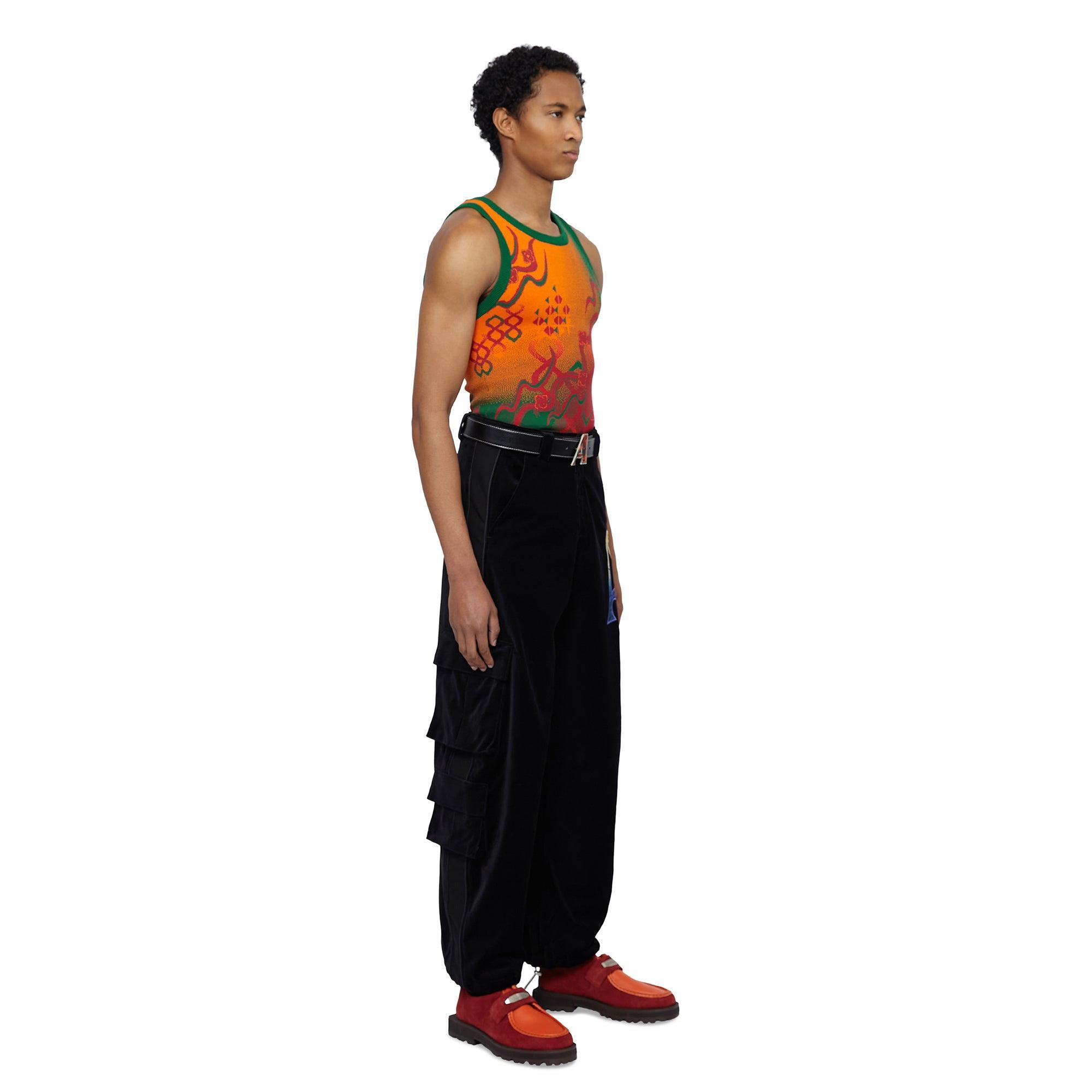 Aspara Knitted Vest Male Product Image