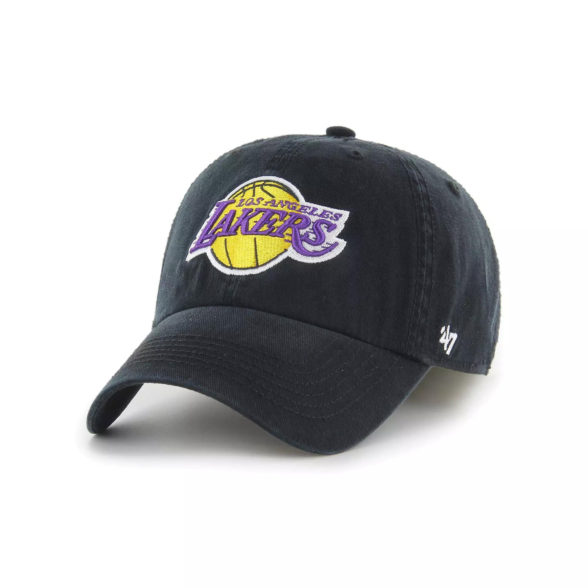 Men's '47 Black Los Angeles Lakers  Classic Franchise Fitted Hat, Size: XL Product Image