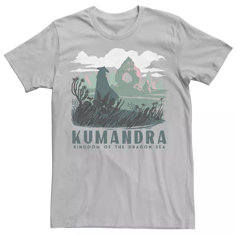 Disney's Raya And The Last Dragon Men's Kumandra Kingdom Tee, Size: XL, Silver Product Image