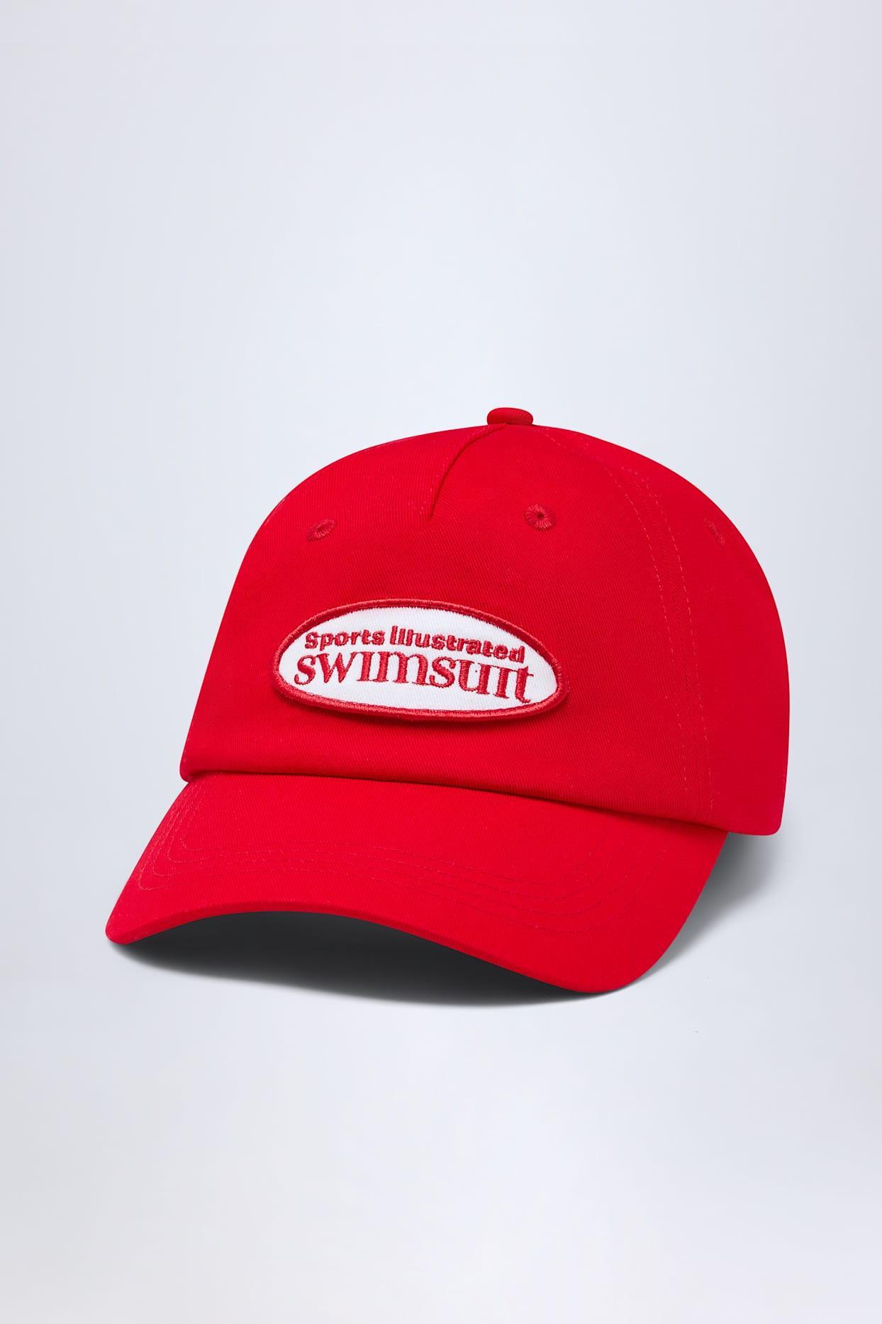 Logo Baseball Cap in Fiery Red Product Image