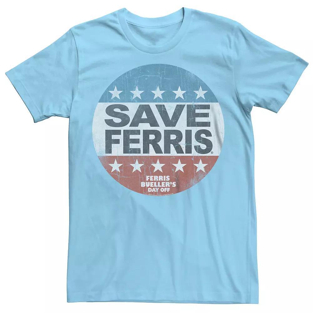 Men's Ferries Bueller Save Ferris Graphic Tee, Size: XL, White Product Image