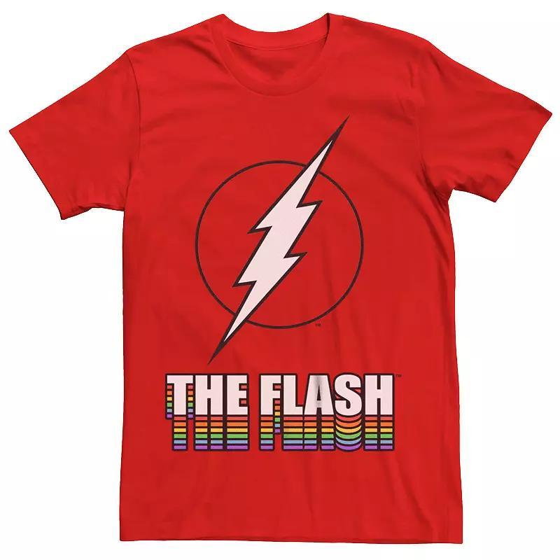 Men's DC Comics The Flash Drop Shadow Logo Graphic Tee, Size: Small, Red Product Image