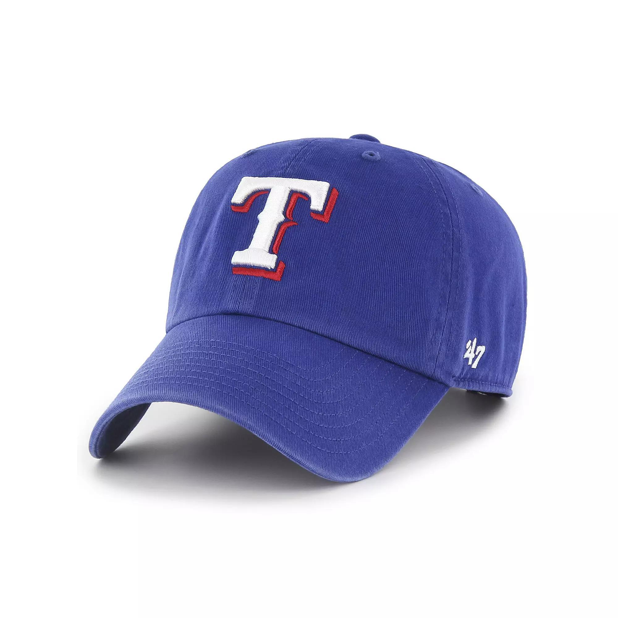 Men's '47 Royal Texas Rangers Heritage Clean Up Adjustable Hat, Blue Product Image