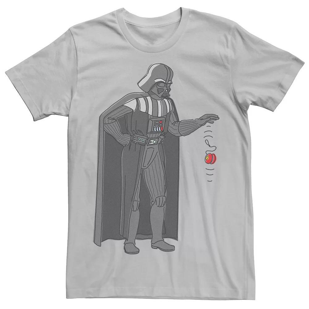 Men's Star Wars Darth Vader Force Yo-Yo Tee, Size: Medium, Silver Product Image