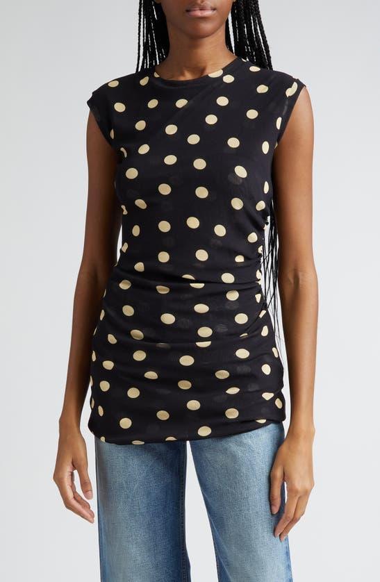 STELLA MCCARTNEY Polka Dot Jersey Top In Multicolor 1 Product Image