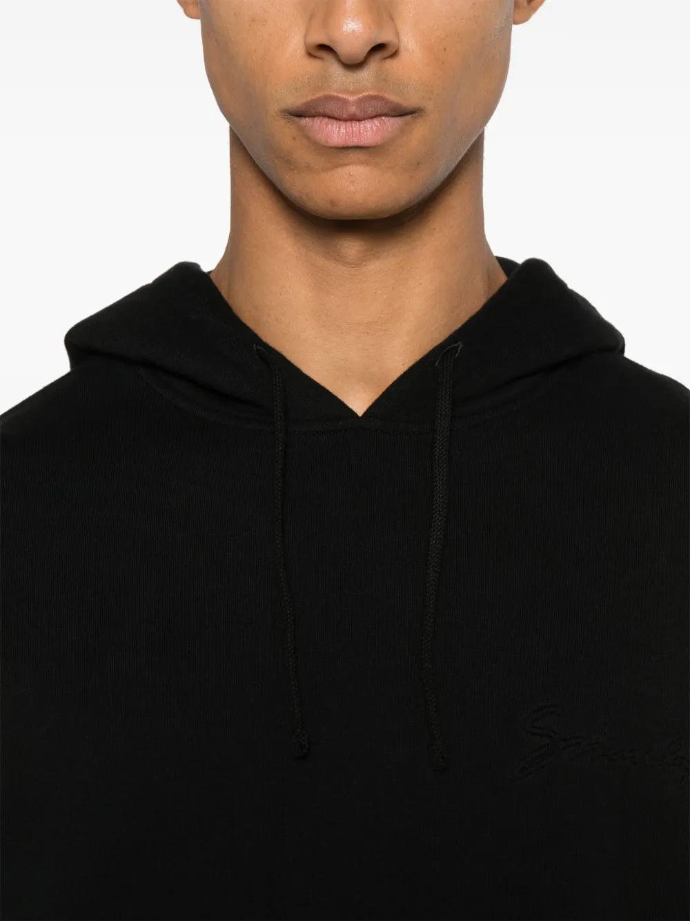 logo-embossed hoodie Product Image