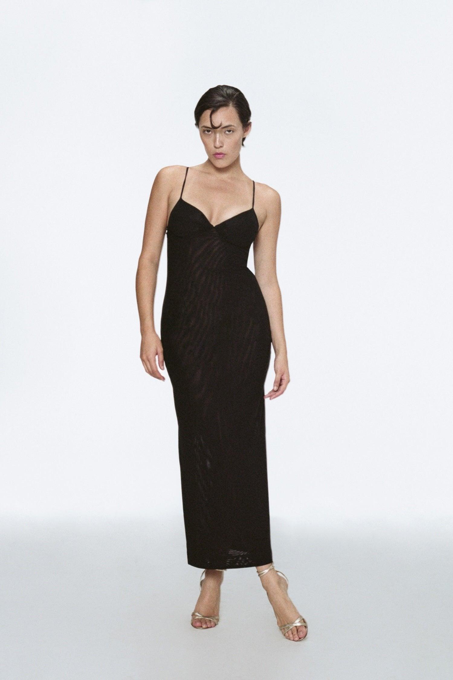 FLORENCE DRESS - BLACK Product Image