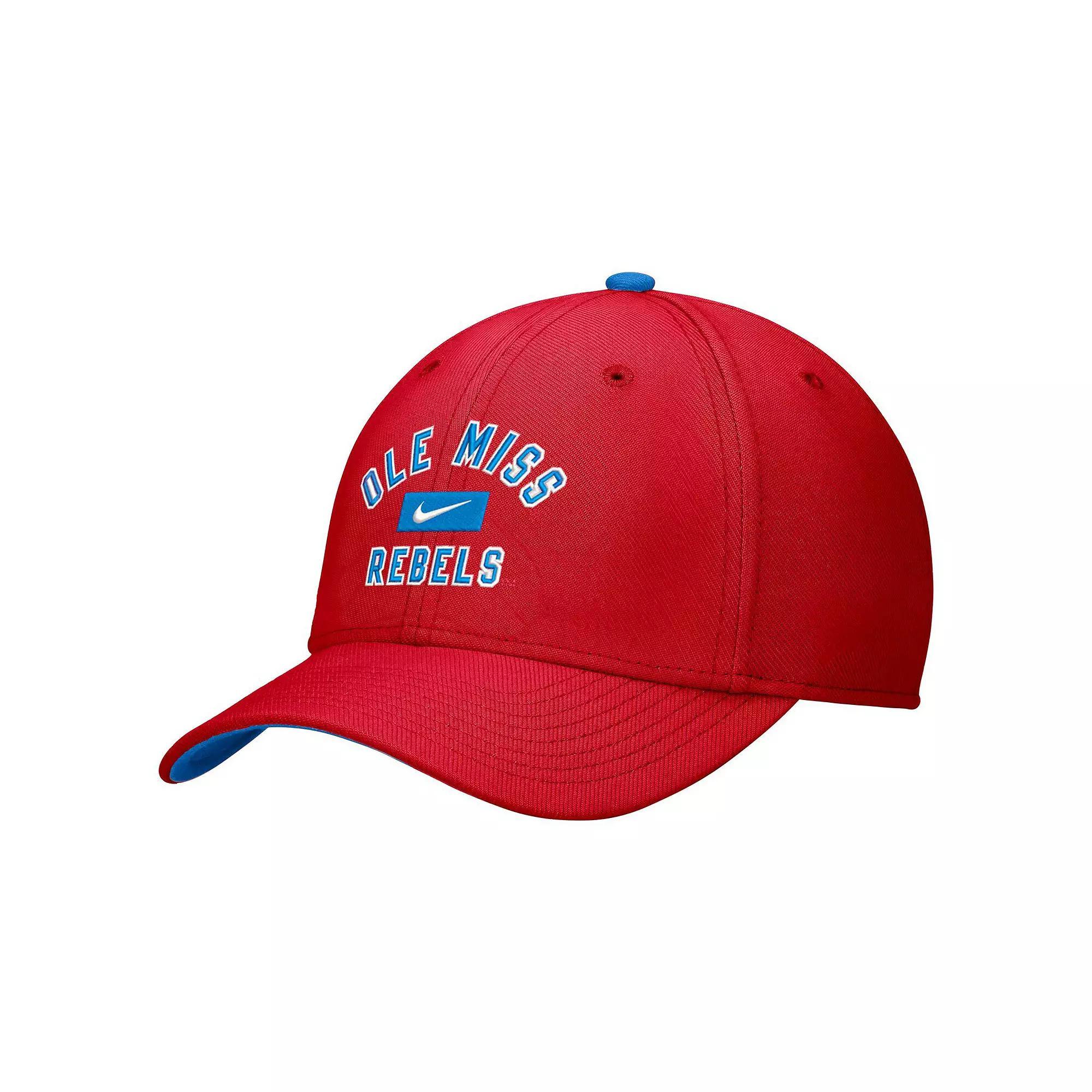 Men's Nike Red Ole Miss Rebels Rise Flex Hat, Size: Medium/Large Product Image