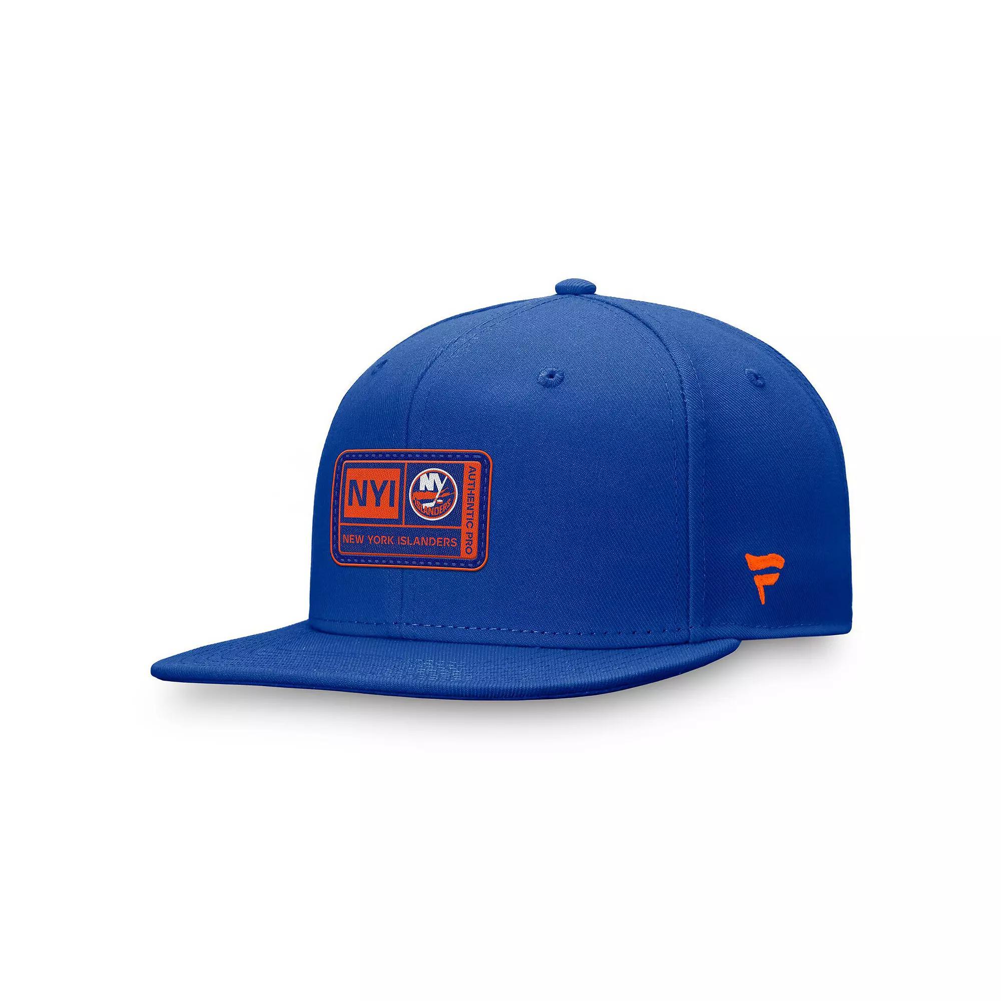 Men's Fanatics Branded  Royal New York Islanders Authentic Pro Training Camp Snapback Hat, Isl Blue Product Image