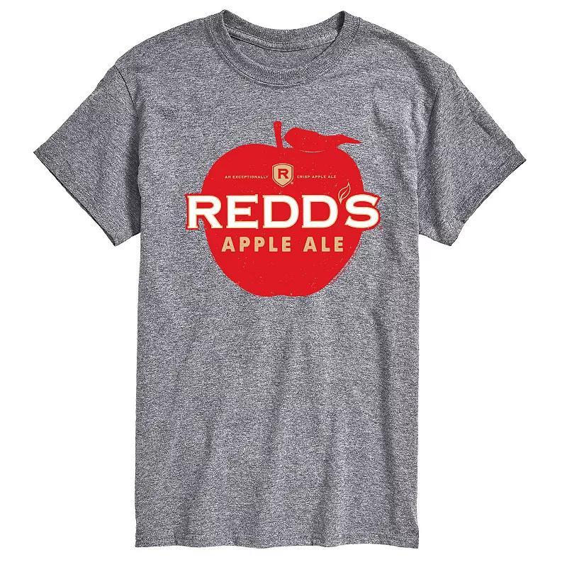 Mens Redds Apple Ale Logo Graphic Tee Grey Gray Product Image