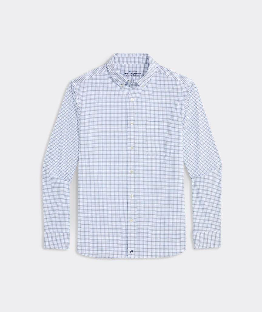Calabash Check Performance Cotton Shirt Product Image