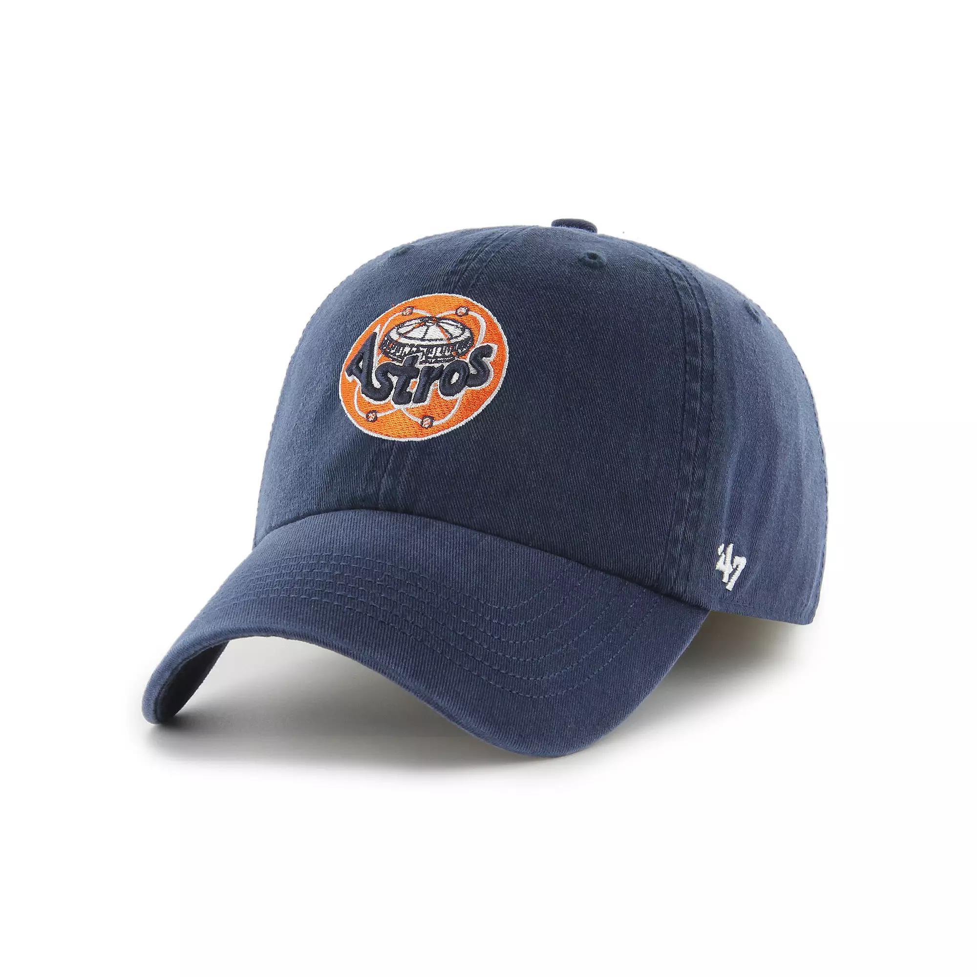 Men's '47 Navy Houston Astros Cooperstown Collection Franchise Fitted Hat, Size: XL, Blue Product Image