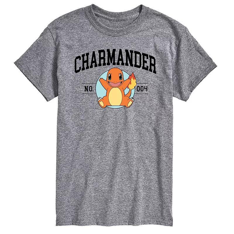 Big & Tall Pokemon Charmander Collegiate Graphic Tee, Mens Product Image