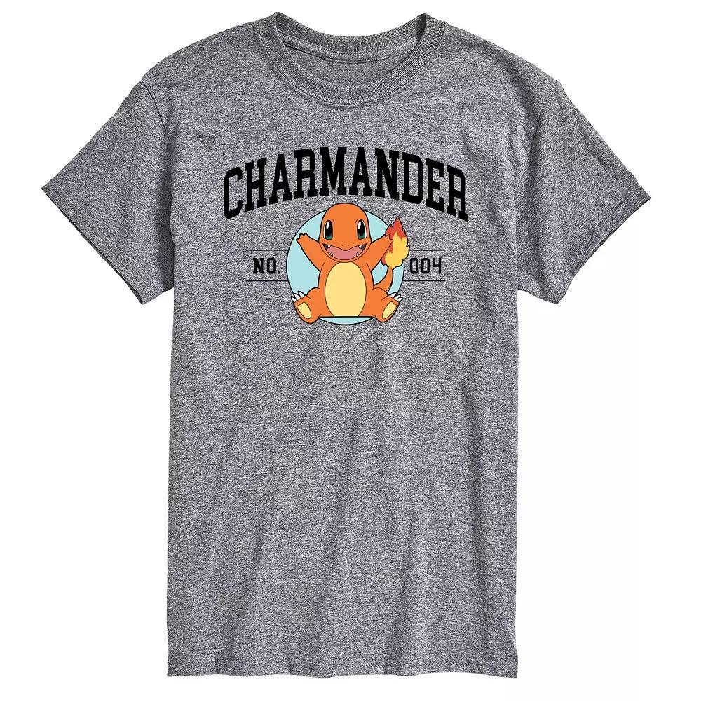 Big & Tall Pokemon Charmander Collegiate Graphic Tee, Mens Product Image