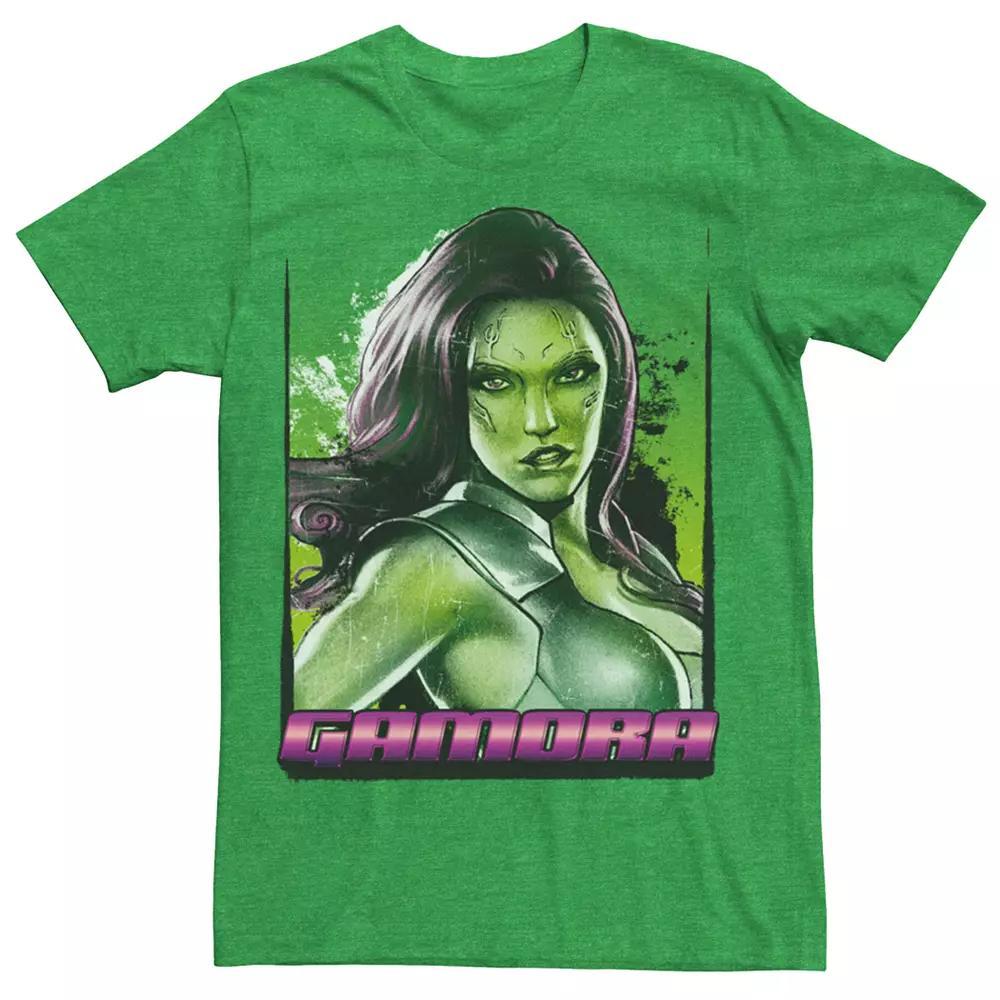 Men's Marvel Guardians of the Galaxy Gamora Shading Graphic Tee, Size: Medium, Kelly Grey Product Image