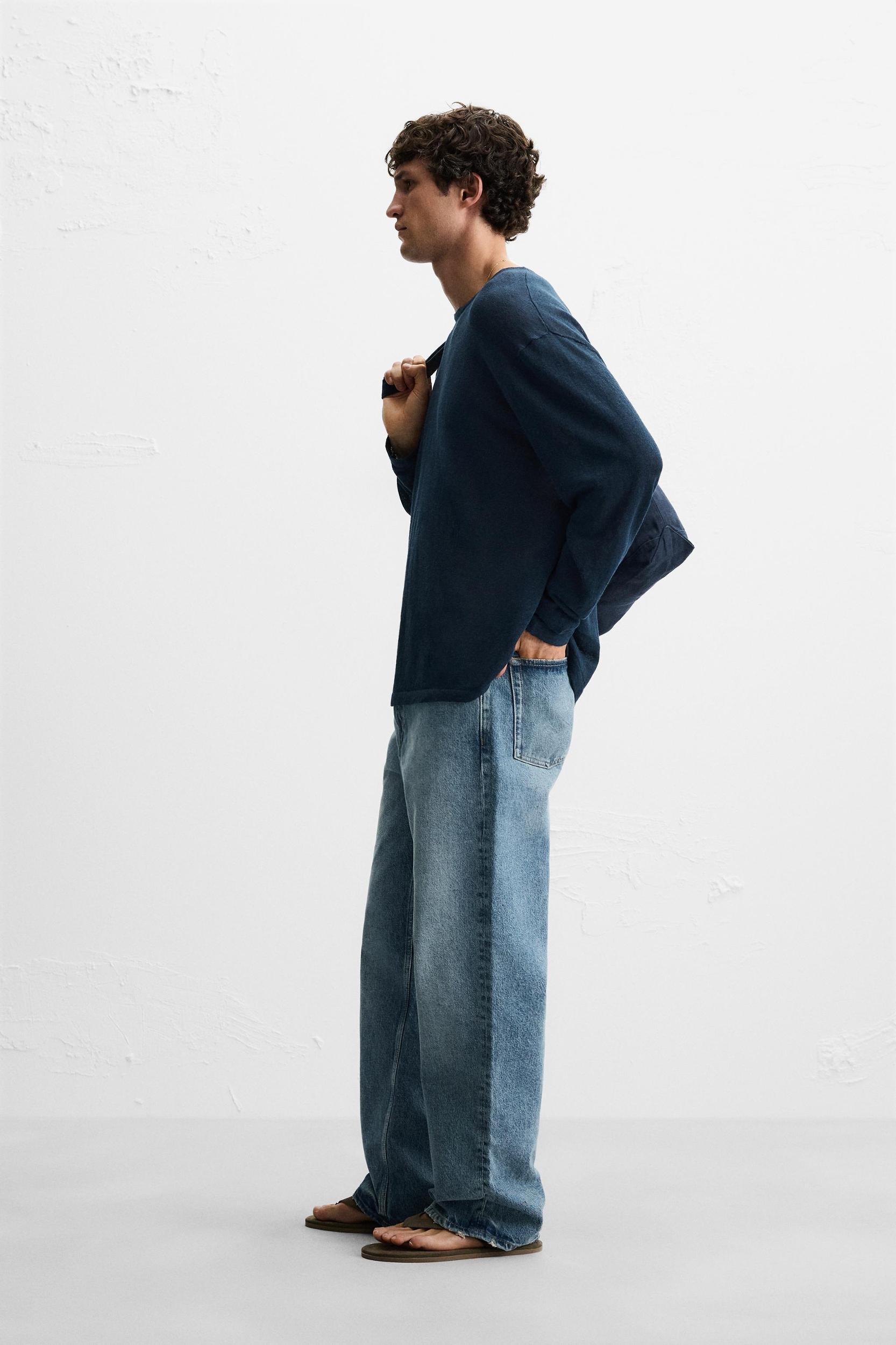 100% LINEN SWEATER Product Image