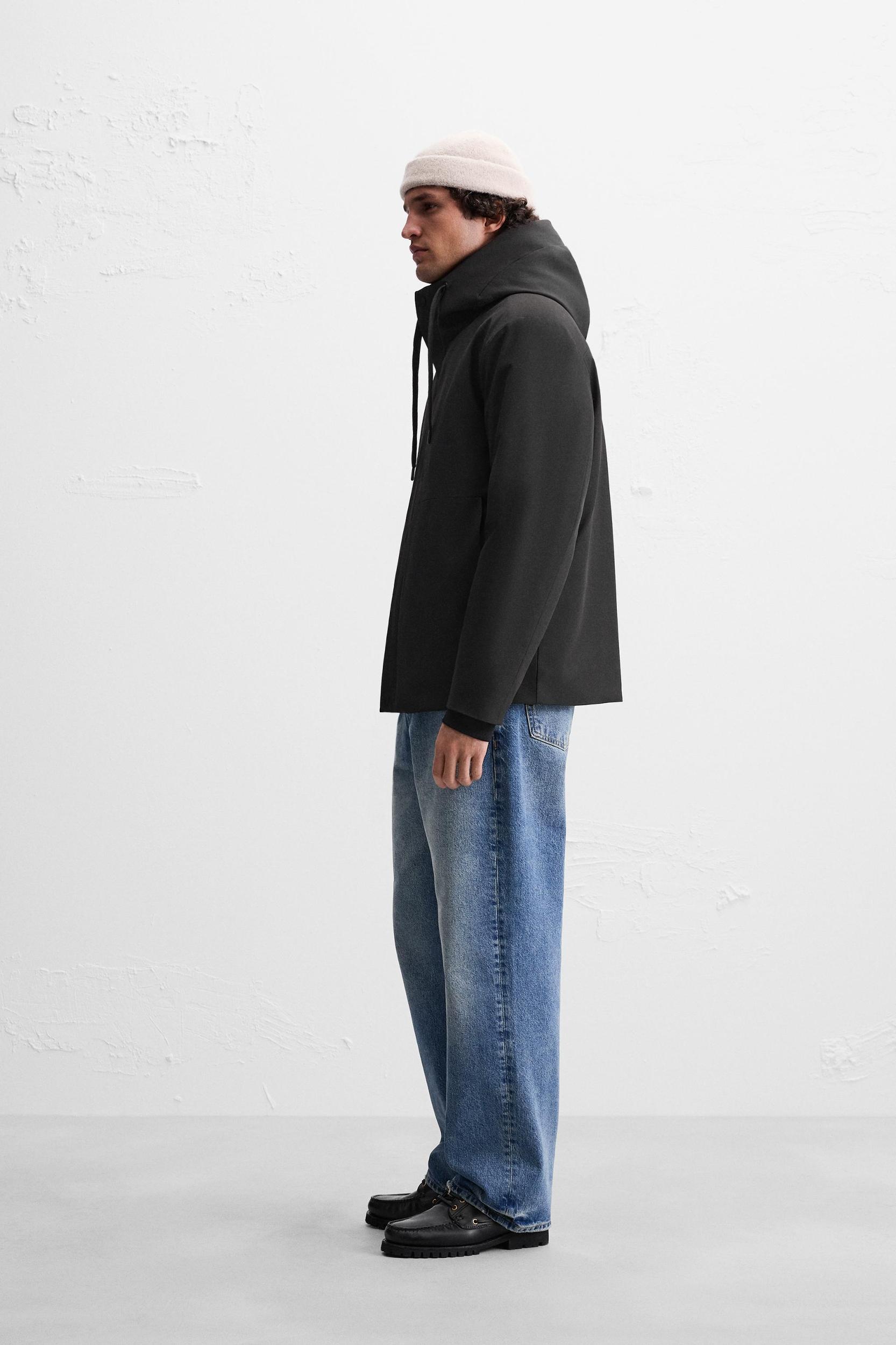 HOODED TECHNICAL JACKET Product Image