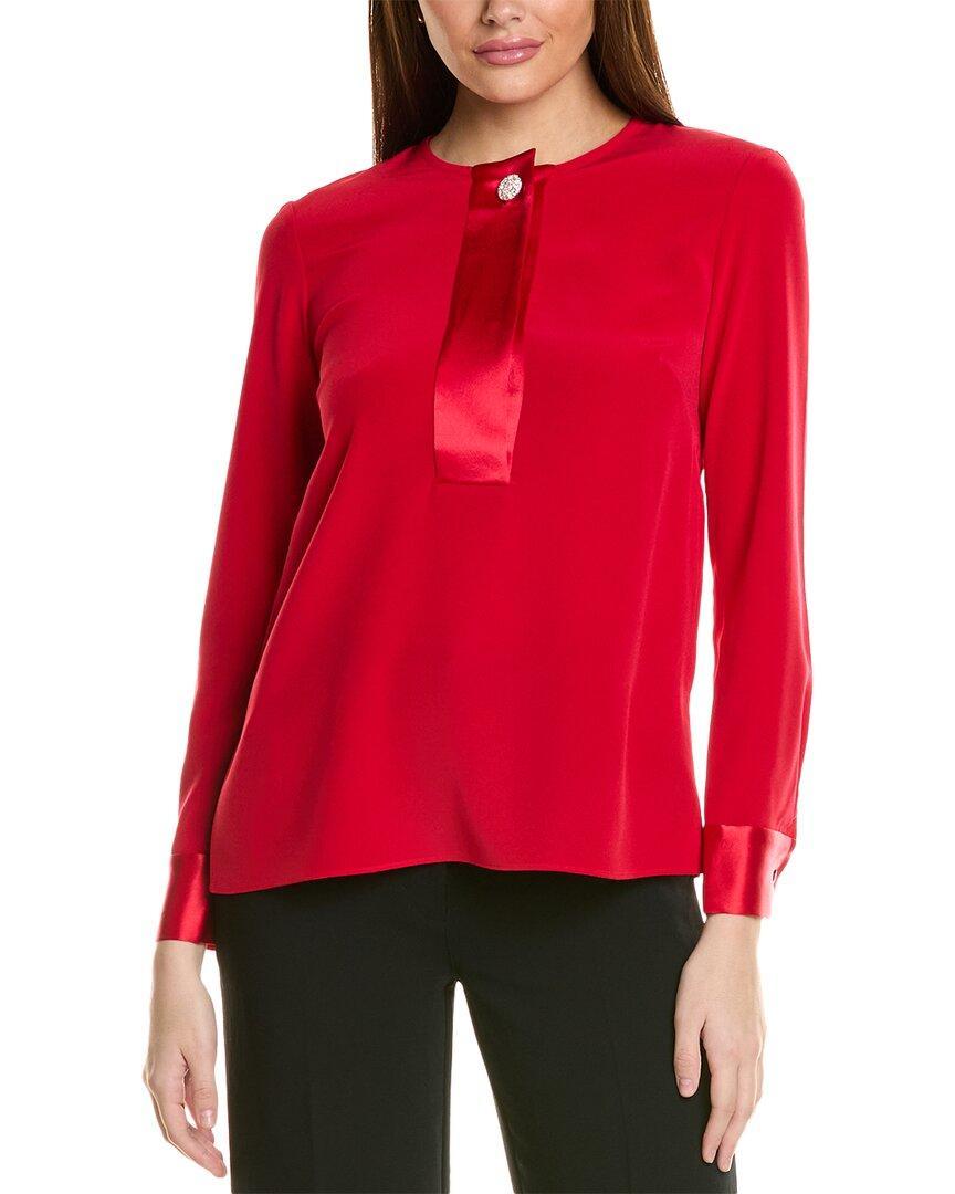 ST JOHN St. John Blouse In Red Product Image