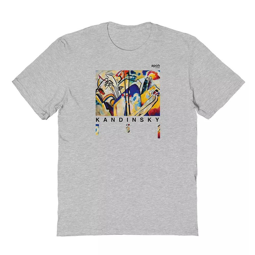 Men's apoh - Kandinsky Graphic Tee, Size: Large, Sport Gray Product Image