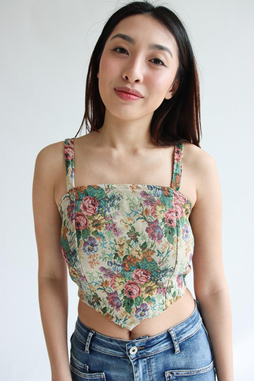 Tapestry Crop Tank Product Image