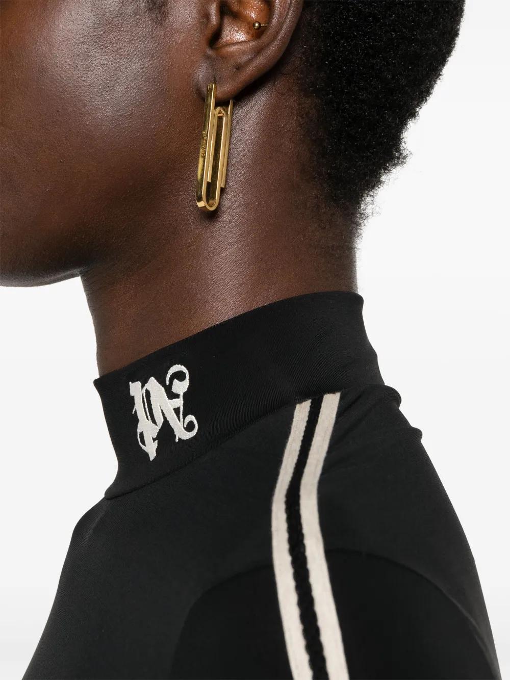 embroidered-logo cropped top  Product Image