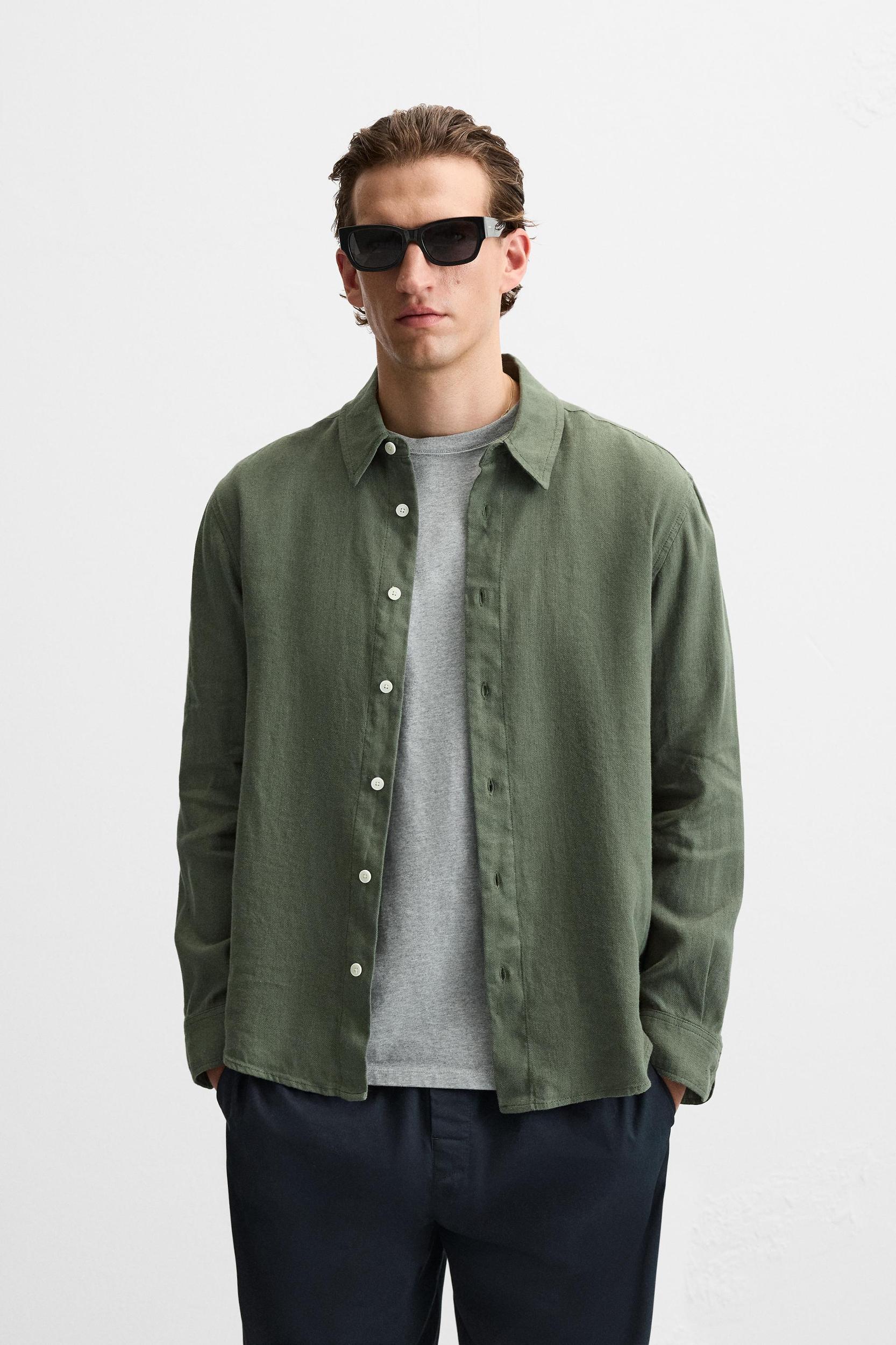 LINEN - COTTON SHIRT Product Image