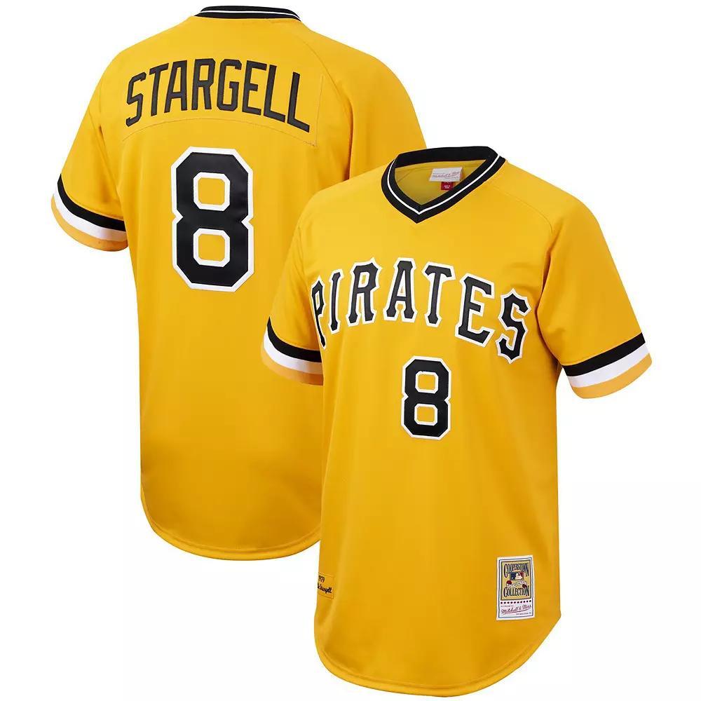 Willie Stargell Pittsburgh Pirates Mitchell & Ness Cooperstown Collection Authentic Jersey - Gold, Men's, Size: 36 Product Image