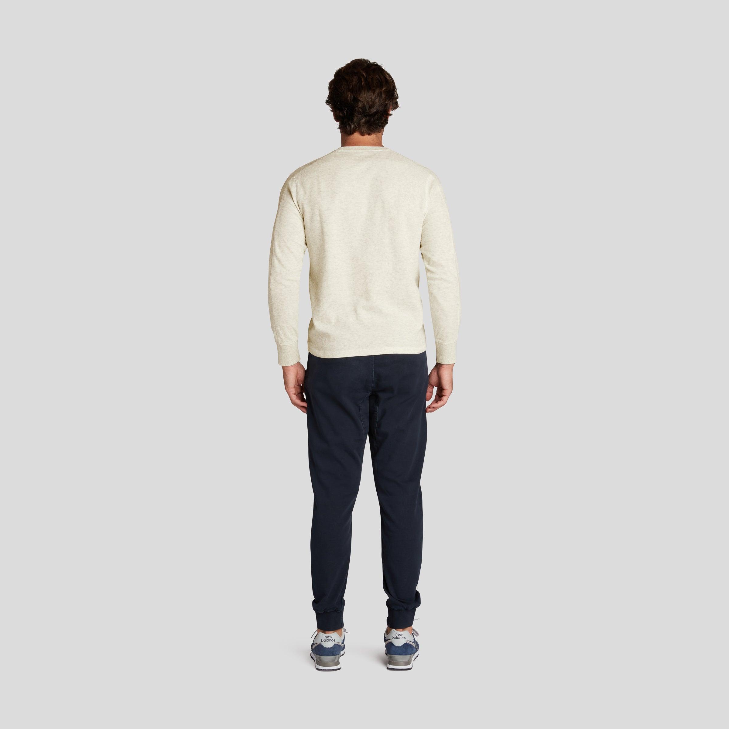 New Windsor Double Cloth Crew - Oatmeal Heather Product Image