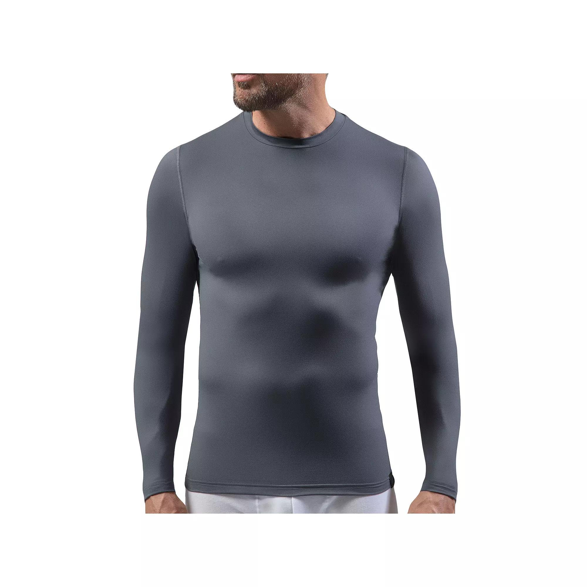 Men's Heat Holders Warm Base Layer Top, Size: Large, Iron Gray Product Image