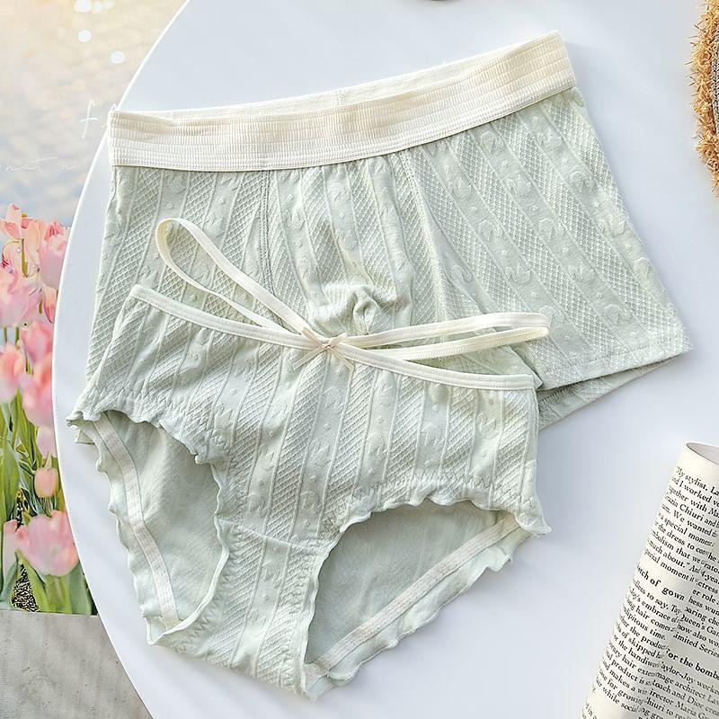 Couple Matching Set: Swan Panties + Boxers Product Image