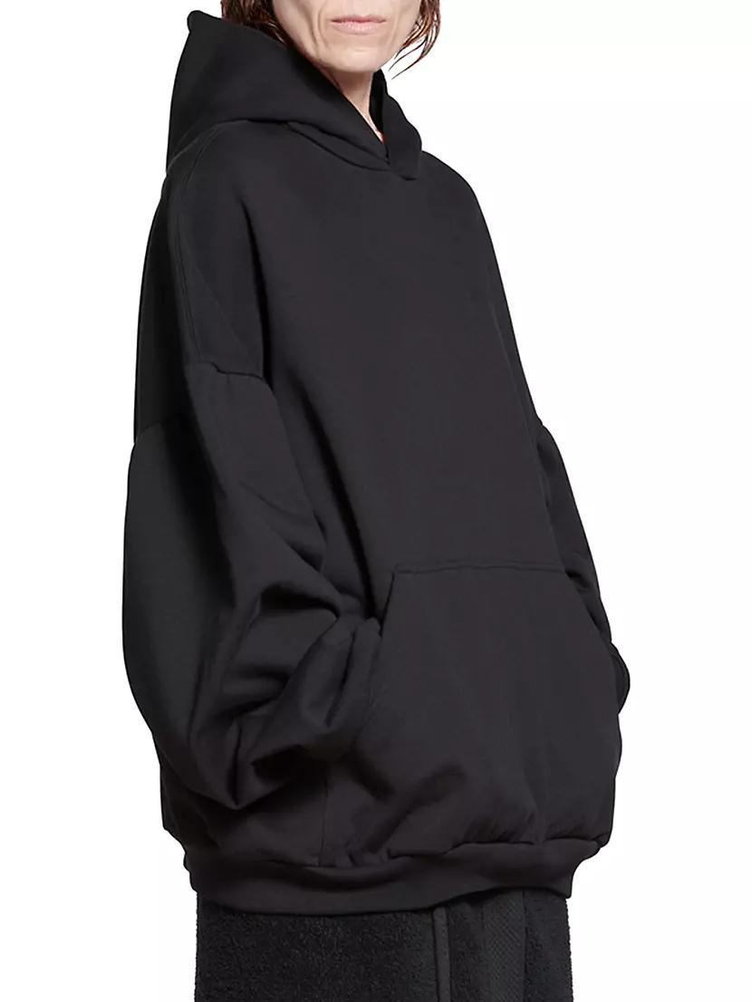 Handwritten Round Hoodie Oversized Product Image
