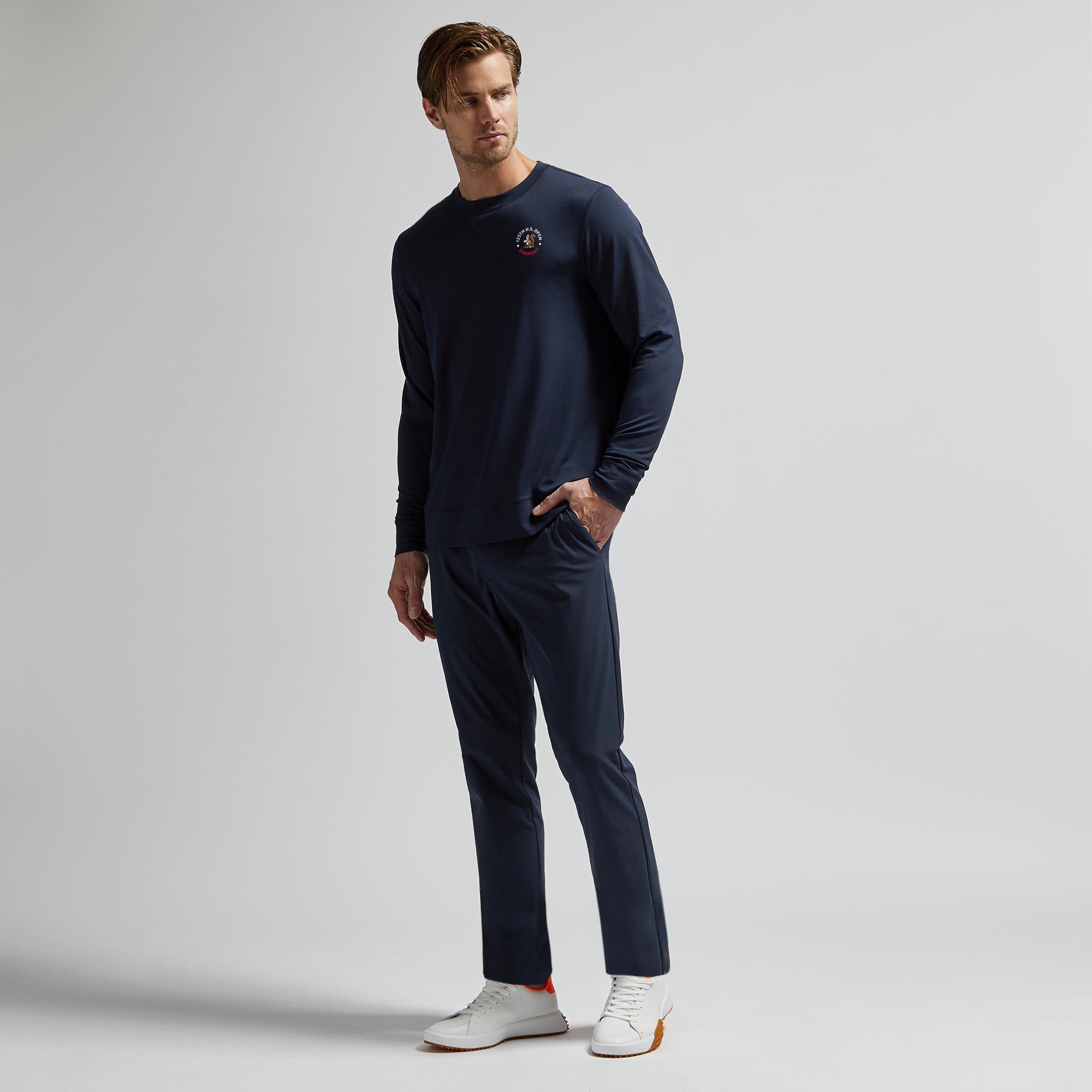 LTD RELEASE 2025 U.S. OPEN PERFORMANCE PIQUÉ CREWNECK LAYER Product Image